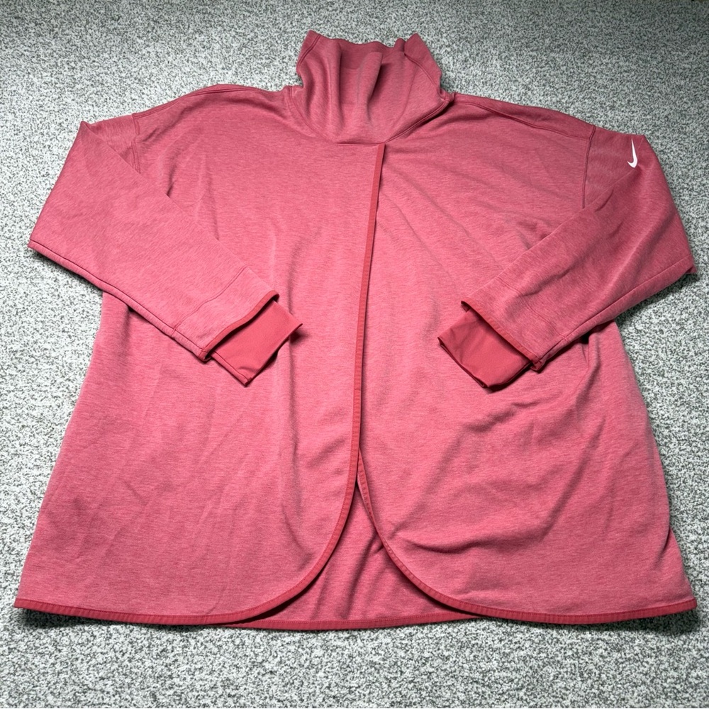 Women’s Nike Dri-Fit Maternity Nursing Rose‎ Pink Reversible Pullover Size XXL